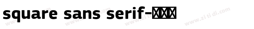 square sans serif字体转换 square sans serif字体转换